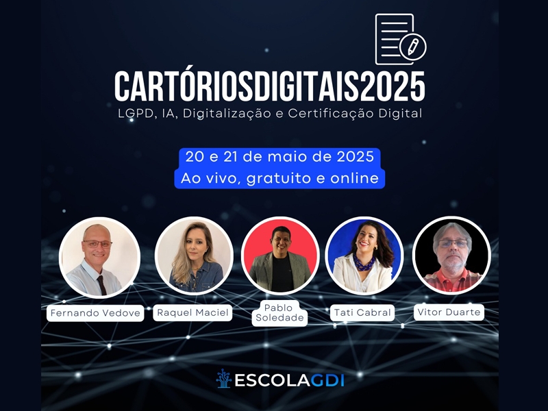 Fernando Dale Vedove no Evento Cartórios Digitais 2025: Transformação Digital em Foco!
